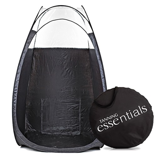 Pop Up Portable Enclosure - Black Tent - Clear Top